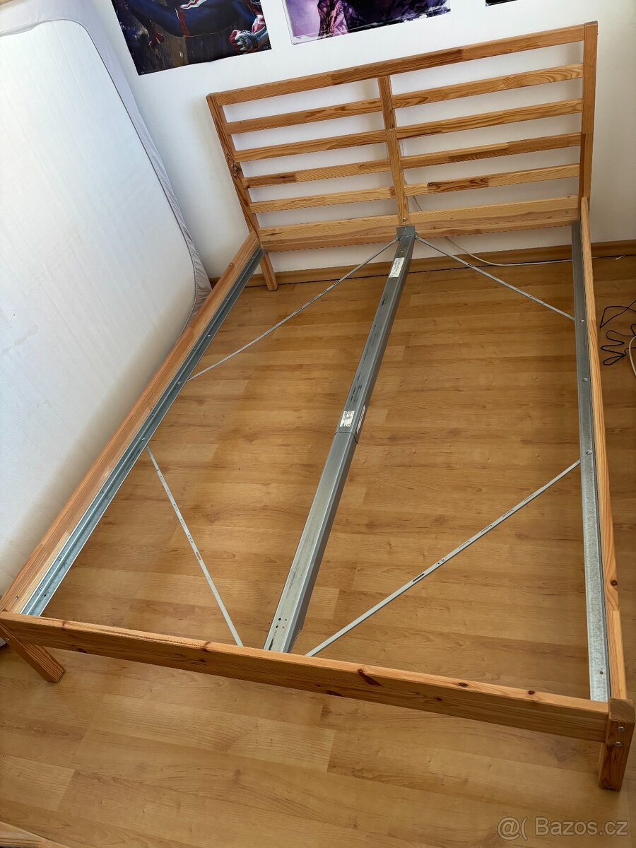 Rám postele TARVA, borovice, 140x200 cm