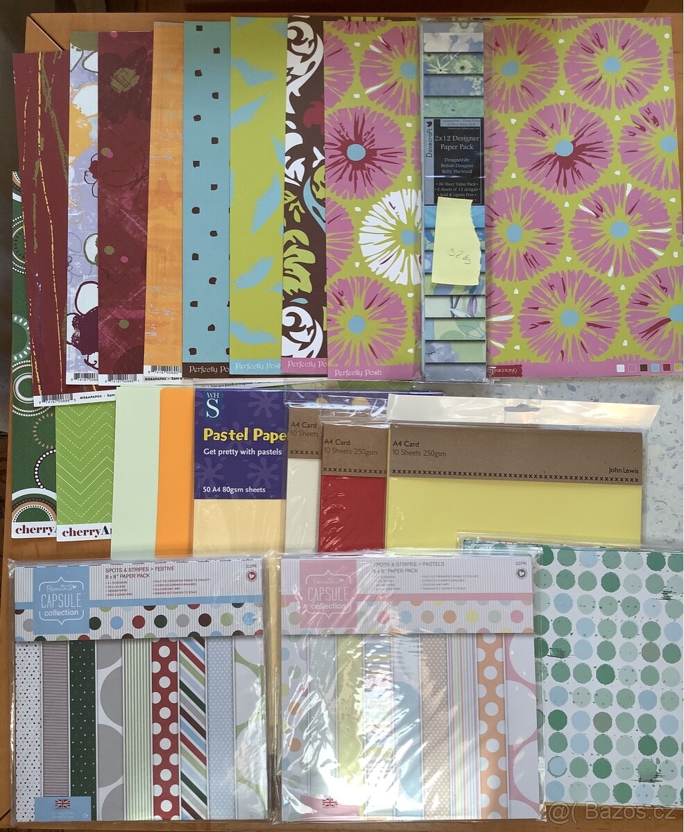 Papíry s potiskem na scapbooking, Craft a Card making 2