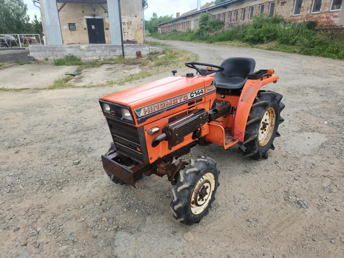 JAPONSKÝ MALOTRAKTOR HINOMOTO C144 4X4