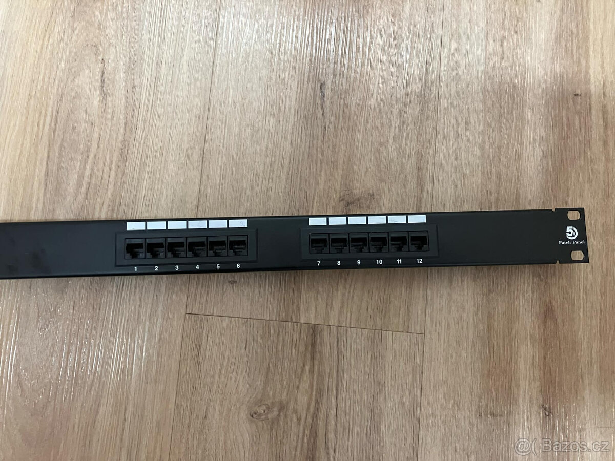 Patch panel solarix 12 x rj45 cat5 utp