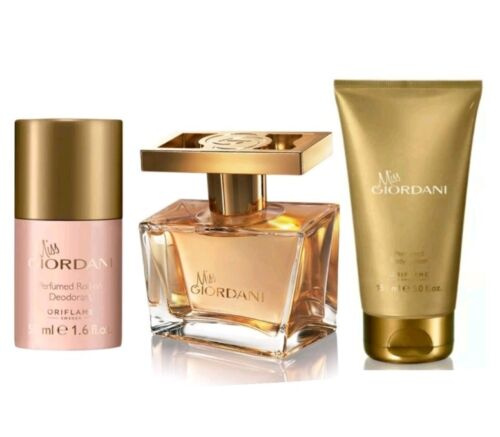Oriflame Miss Giordani sada toaletní voda tělové mléko roll-