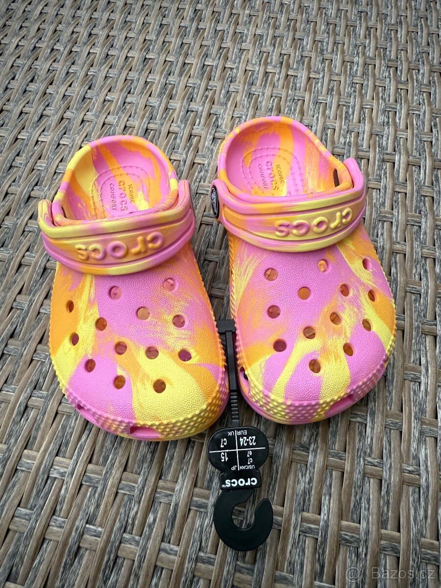 Crocs boty dětské,velikost 23-24,nové, super cena, Praha