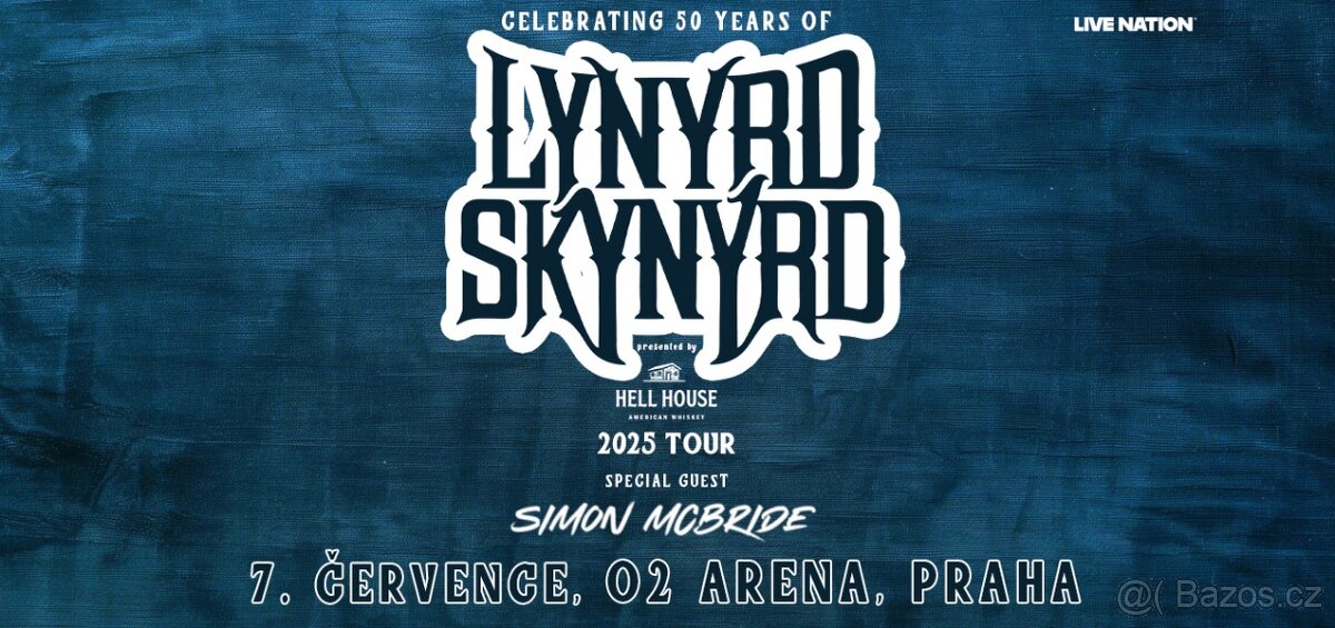 Lynyrd Skynyrd - 2x stání před pódium