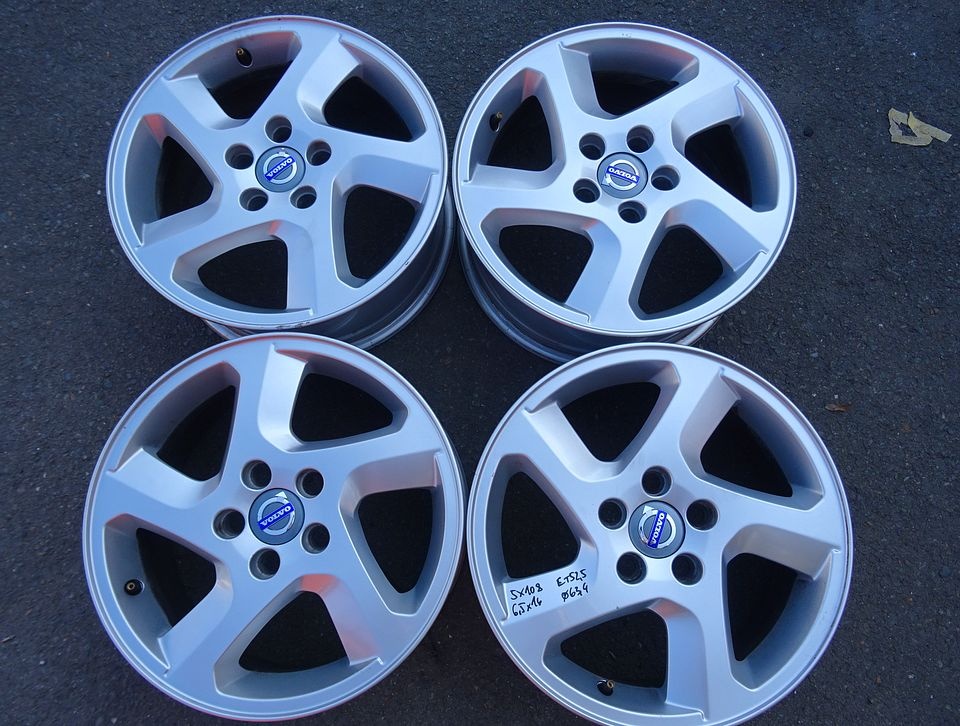 Alu disky originál Volvo 16", 5x108, ET 52,5 , šíře 6,5J
