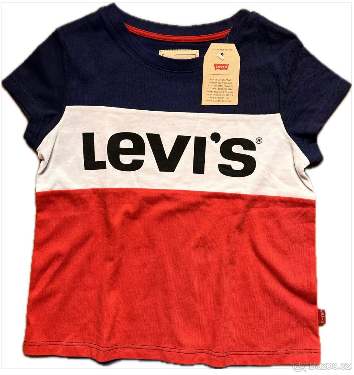 Krásné holčičí nové tričko Levis vel.128