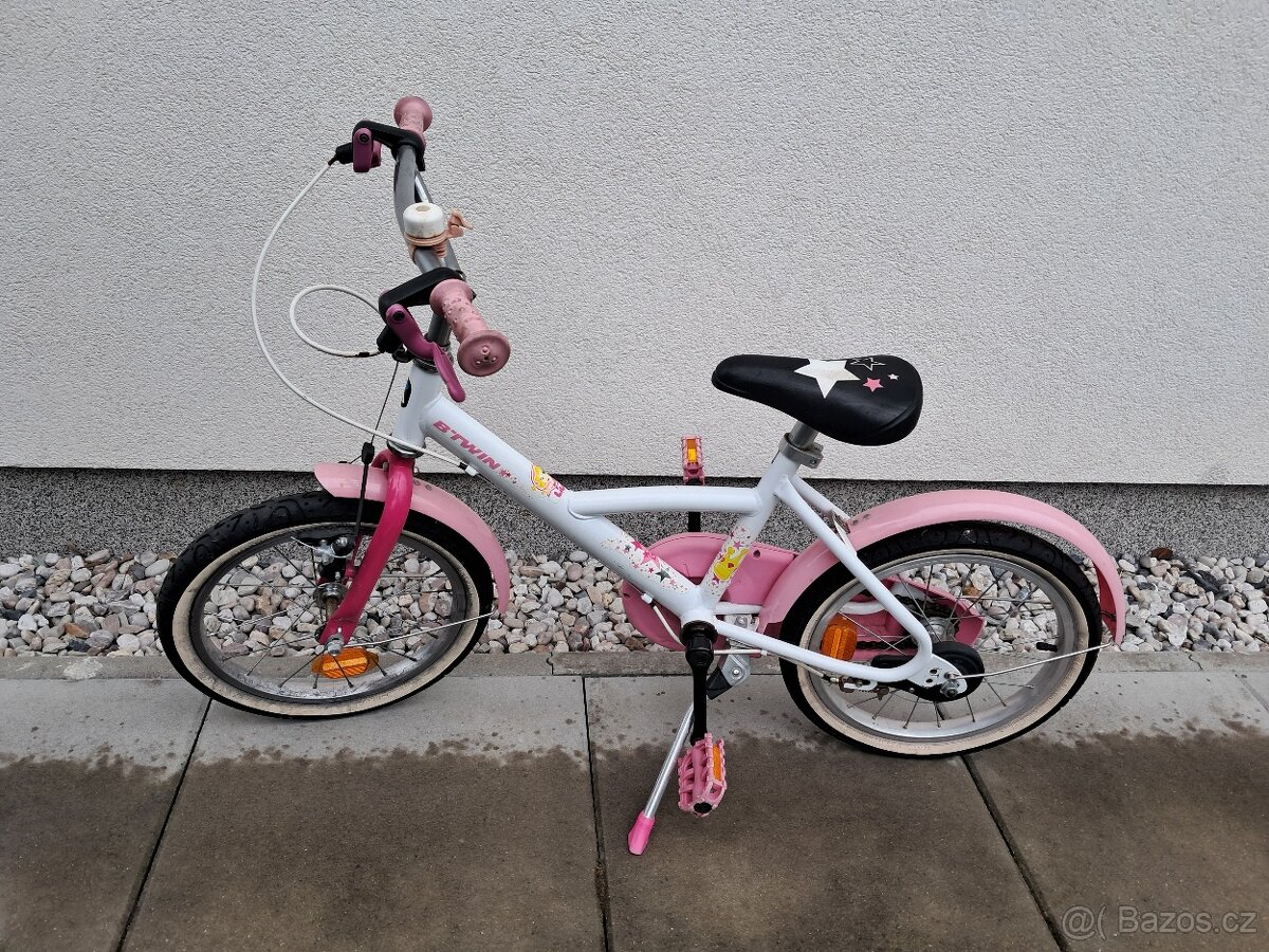 BTWIN Princess 16" dětské dívčí kolo