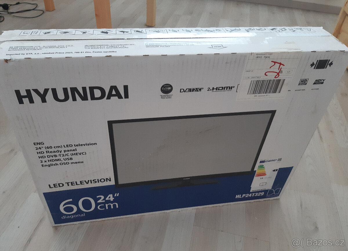 TV Hyundai, nerozbalena