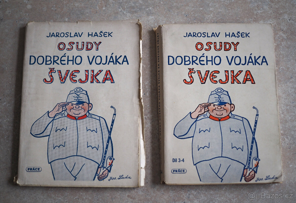 Švejk 2., 3. a 4. díl ilustrace Josef Lada
