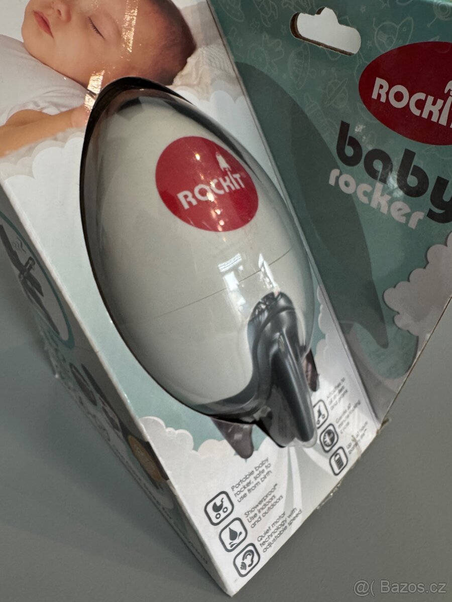 Rockit Přenosné houpadlo kočárku - dobíjecí, NOVÉ na AA