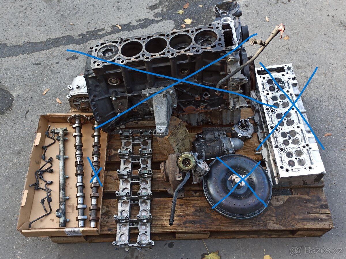 MERCEDES ML w163 270 CDi - PŘÍSLUŠENSTVÍ MOTORU