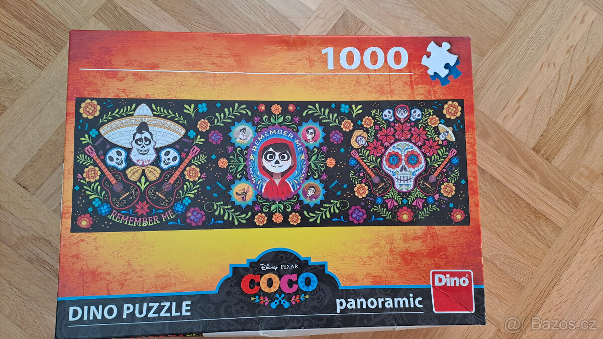 DINO Panoramatické puzzle Coco:Nezapomeň 1000 Administrace