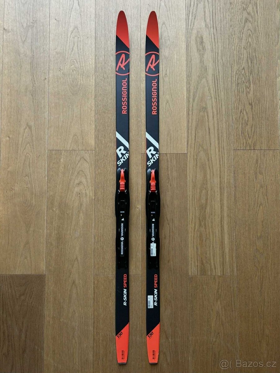 Prodám špičkové nové dětské běžky Rossignol 130 cm s vázáním
