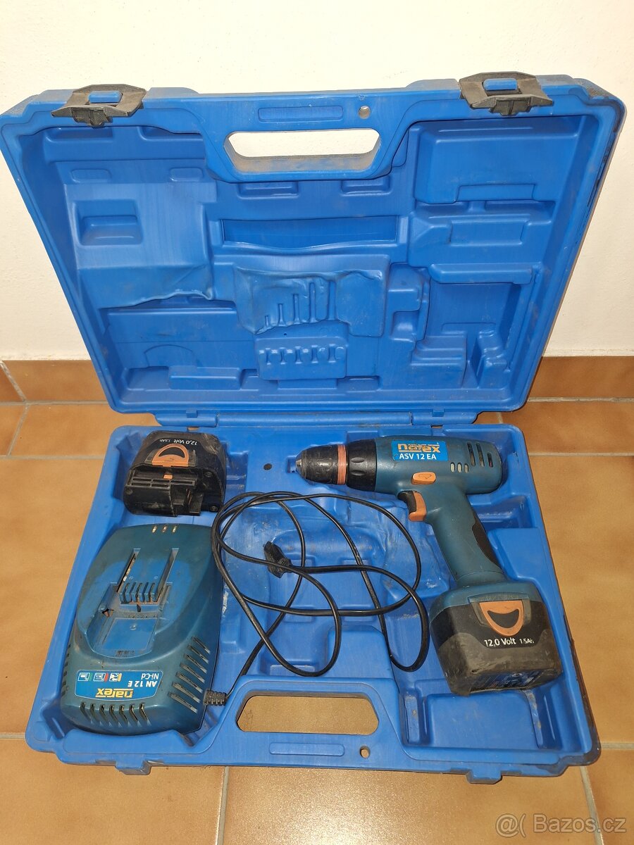 Prodám sadu aku vrtačka NAREX 12V