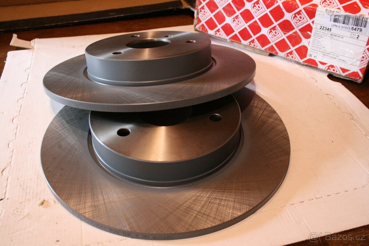 Smart - přední brzdové kotouče