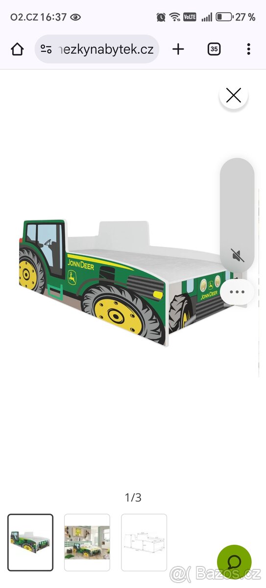 Chlapecká dětská postel