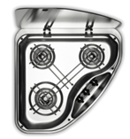 Sporák Dometic PI 9023 levý