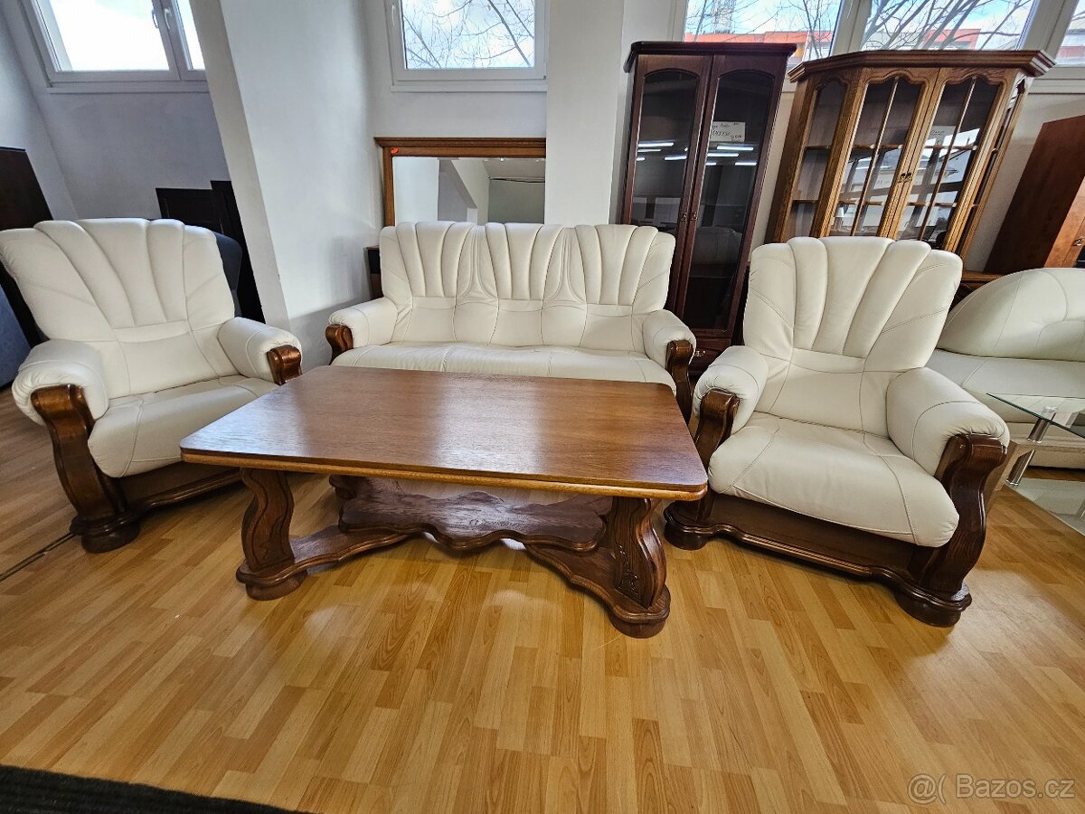 Kožena Luxusní sedací souprava Cezar