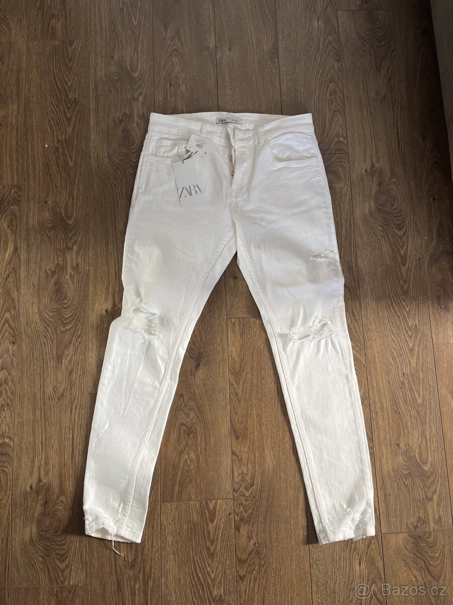 Dámské bílé džíny