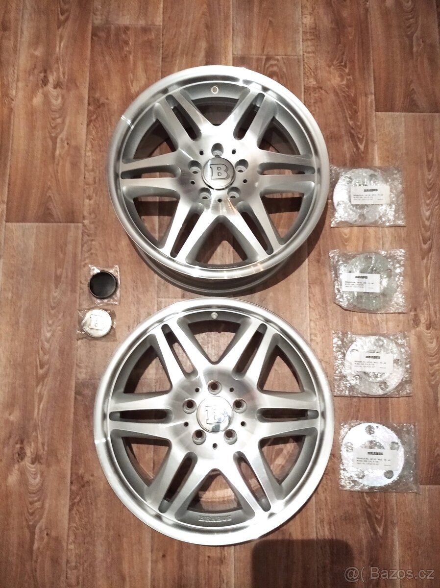 2x BRABUS Monoblock VI R18 8,5J 2xKrytka