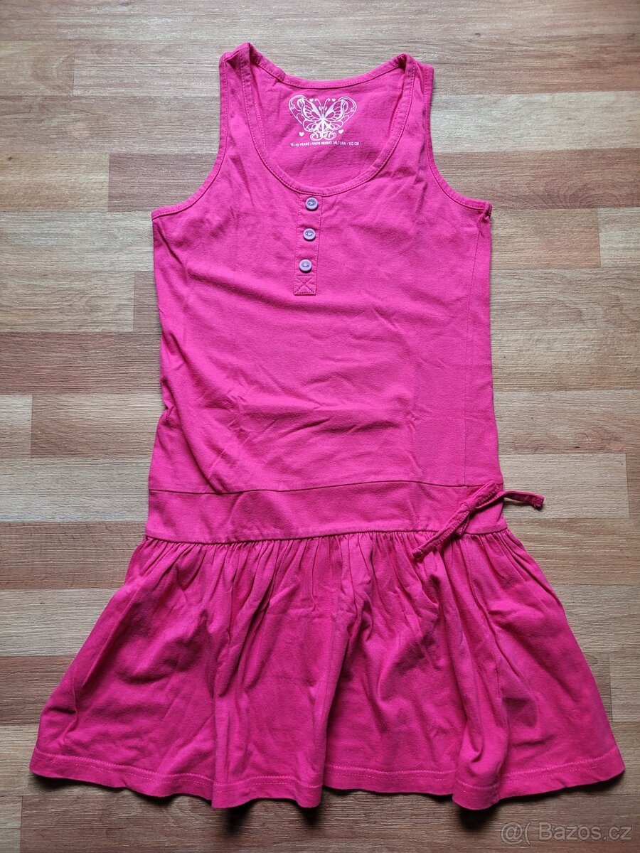Růžové šaty Y.D.vel.152
