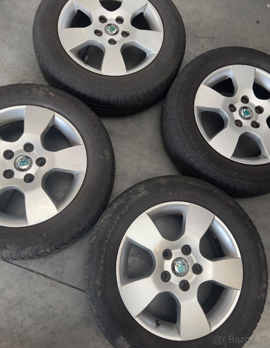 ALU disky 15x6,5 ET50 Škoda