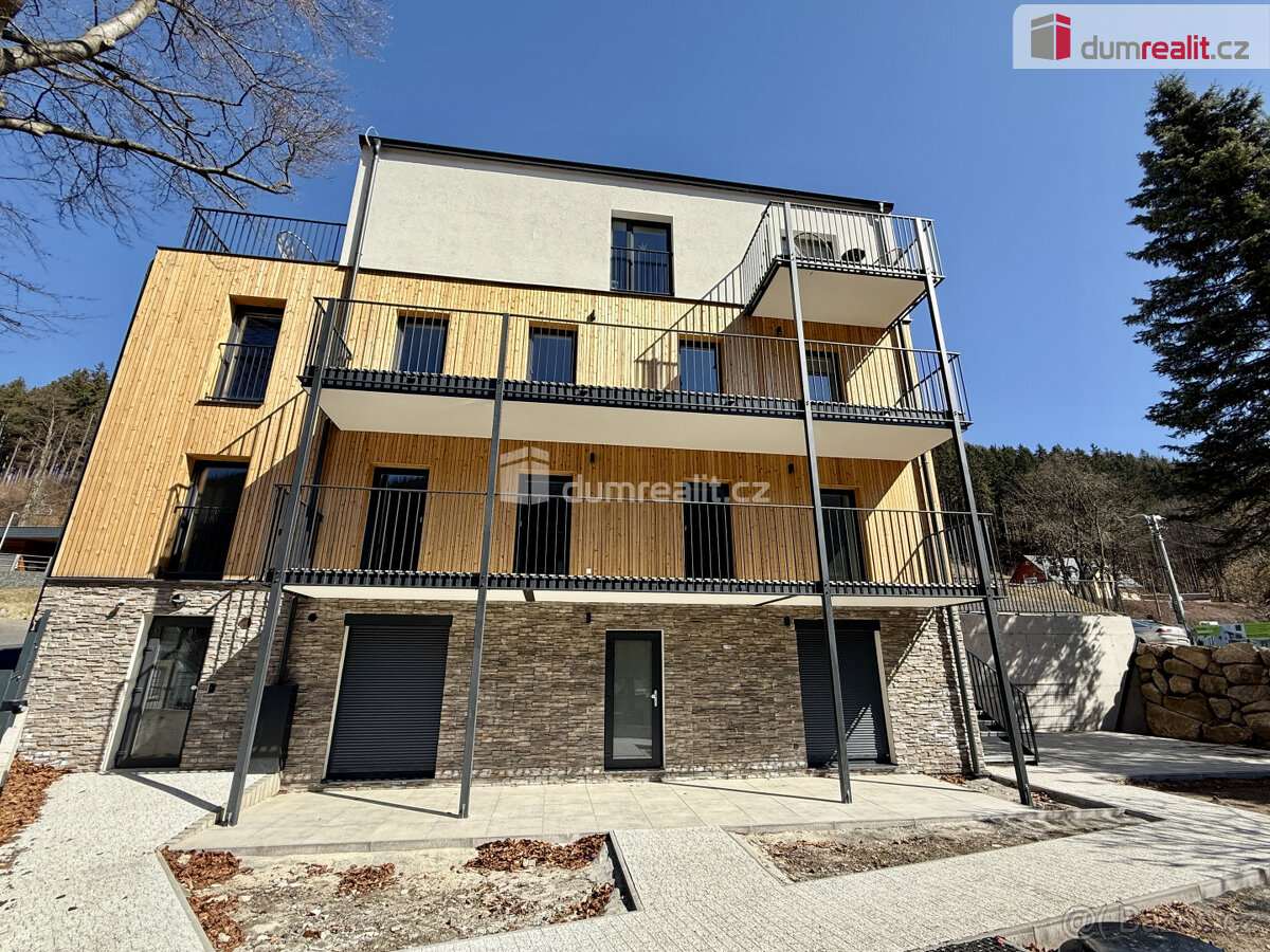 Apartmán 2+KK, 55 m2, sauna, terasa, Plešivec-Pstruží-Aberta