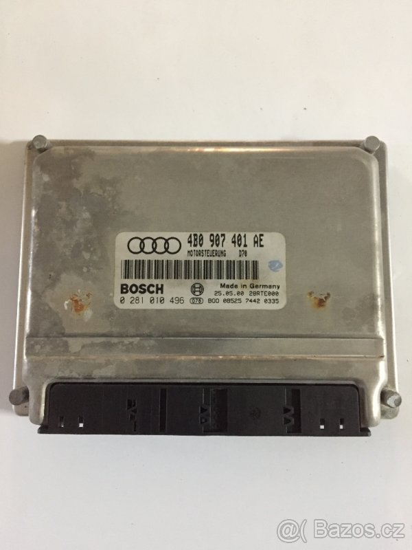Řidící jednotka motoru AUDI A6 BOSCH 0 281 010 496