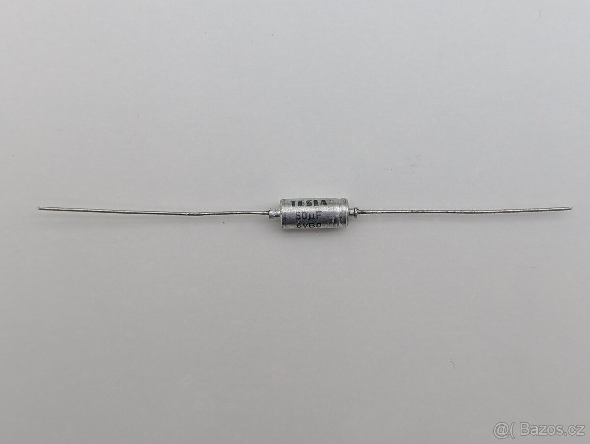 Kondenzátor elektrolytický 50uF/6V TESLA TE981