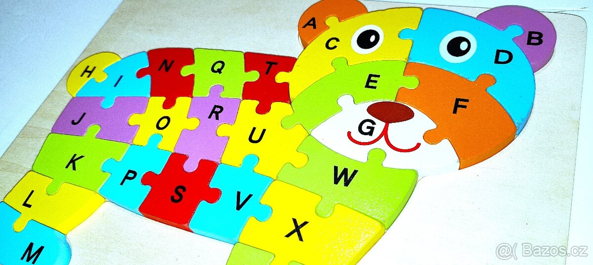 MÉĎA EDUKATIVNÍ SKLÁDAČKA PUZZLE ABECEDA (NOVÁ)