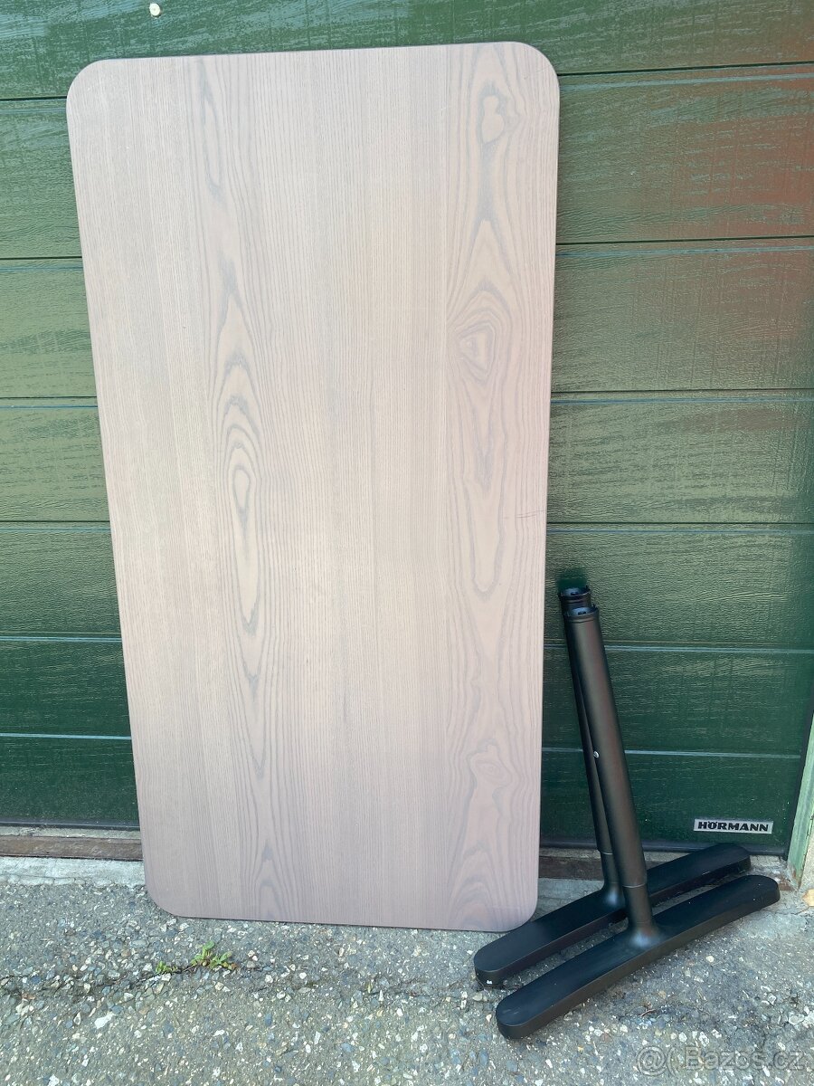 IKEA Bekant stůl - šedohnědá deska- 160x80 cm