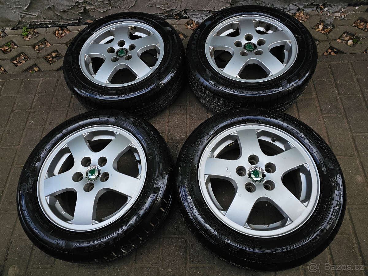 ALU letní kola disky 5x100 Škoda R14 Spirit Fabia Roomster