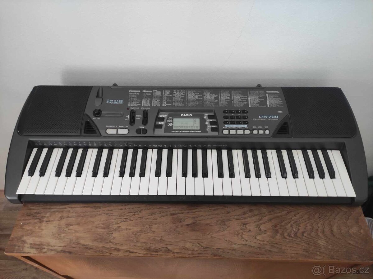 Prodám klávesy Casio CTK -700