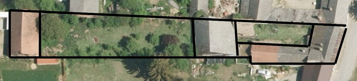 Dům ke kompletní rekonstrukci, pozemek 1704m
