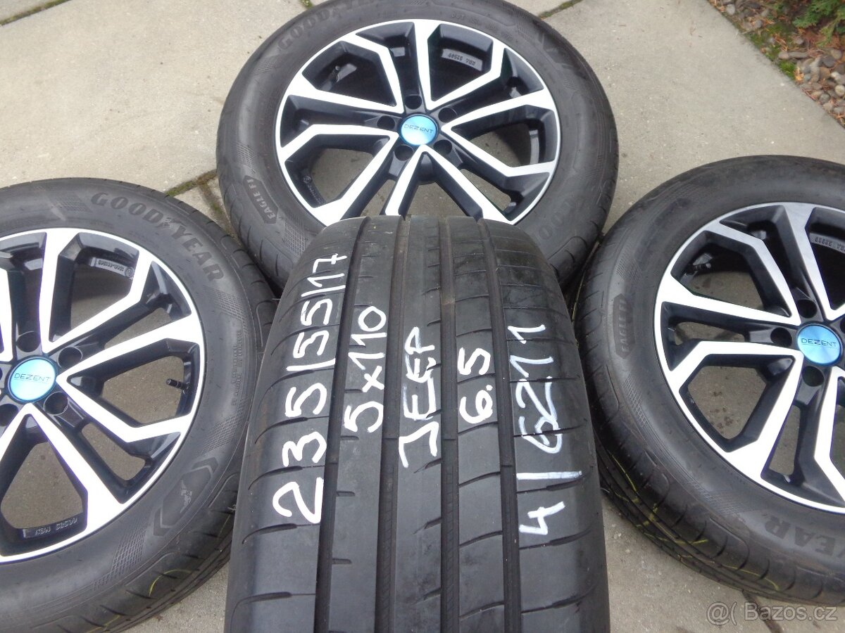 Jeep Cherokee / Kompass / Renegade letna sada kol s TPMS