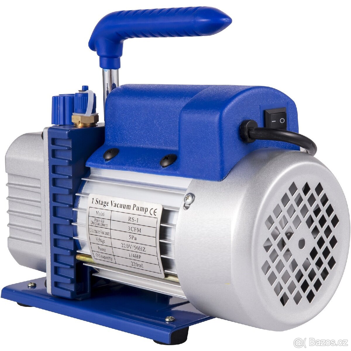 Vakuová pumpa, olejová vývěva, 100 l/min, vakuum 5 Pa