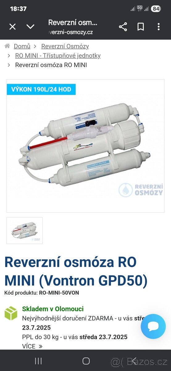 Reverzní osmoza