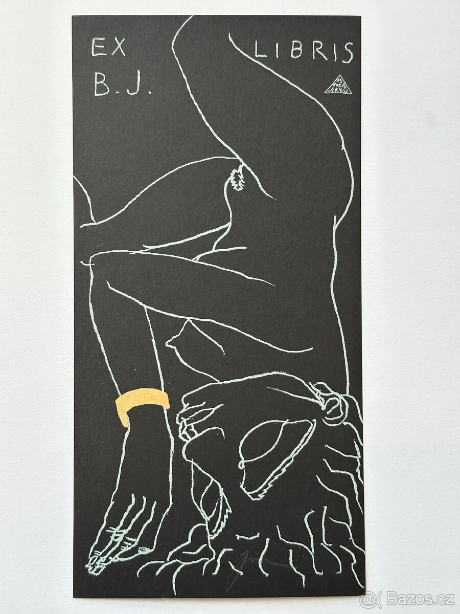 Boris Jirků - originál grafika, signováno, TOP stav