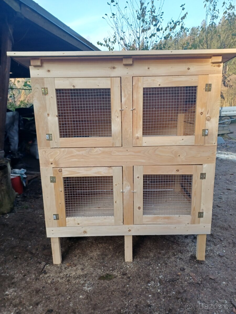 Kralikarna 4ka kotce 80x80cm