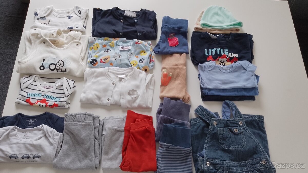 Sada oblečení pro miminko-vel.62/68 chlapeček (22dílná)