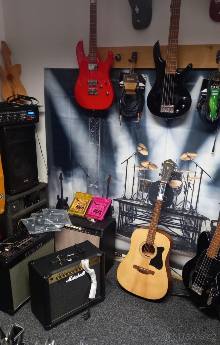 Rocková a hudební  prodejna