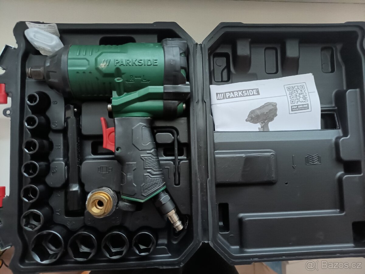 Pneumatický rázový utahovák parkside