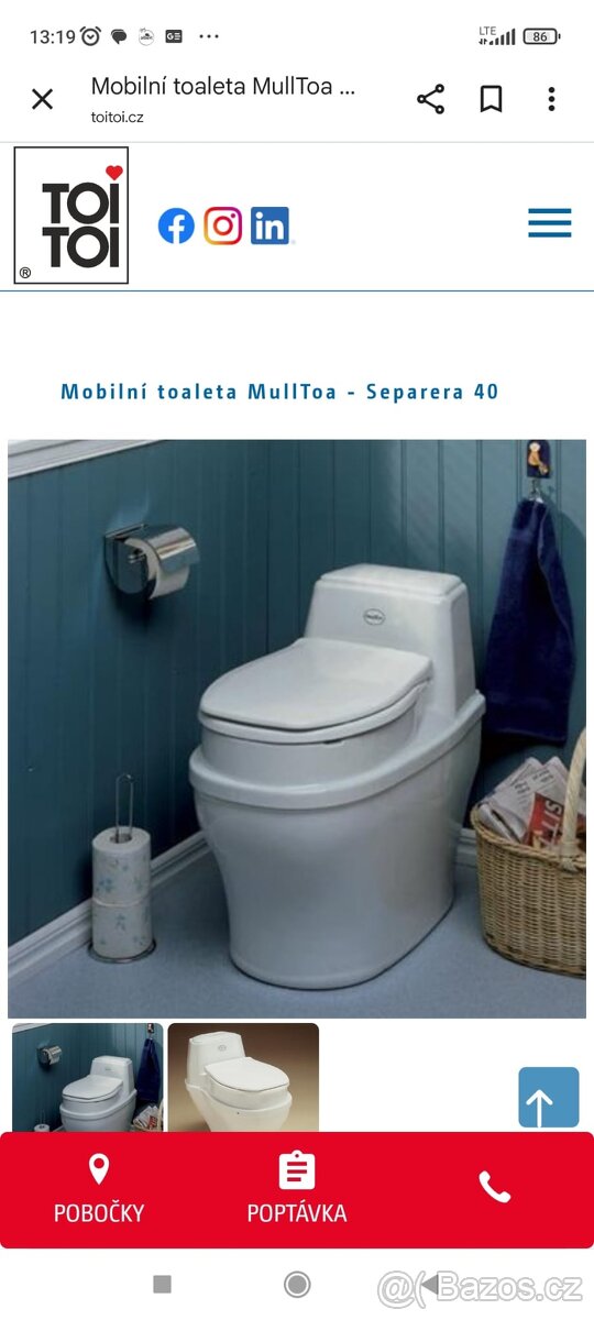 Ekologické separačni WC