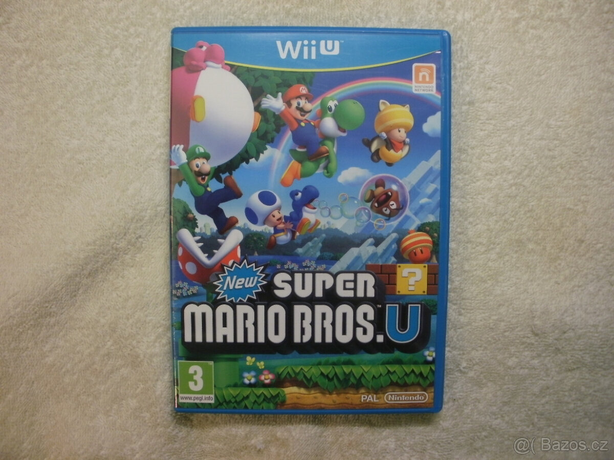 Hry na Nintendo Wii U - 3 kusy - Více v textu - Super stav