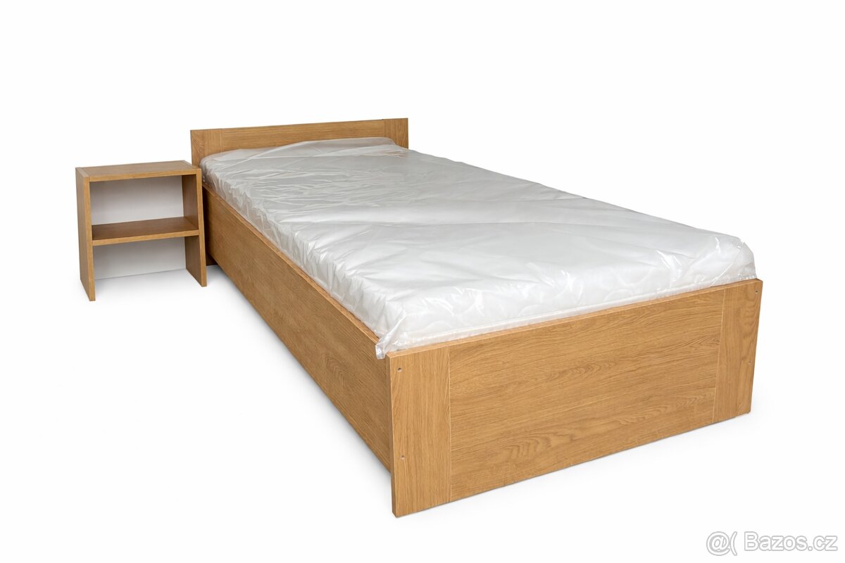Postel 90x200 dekor dub nová
