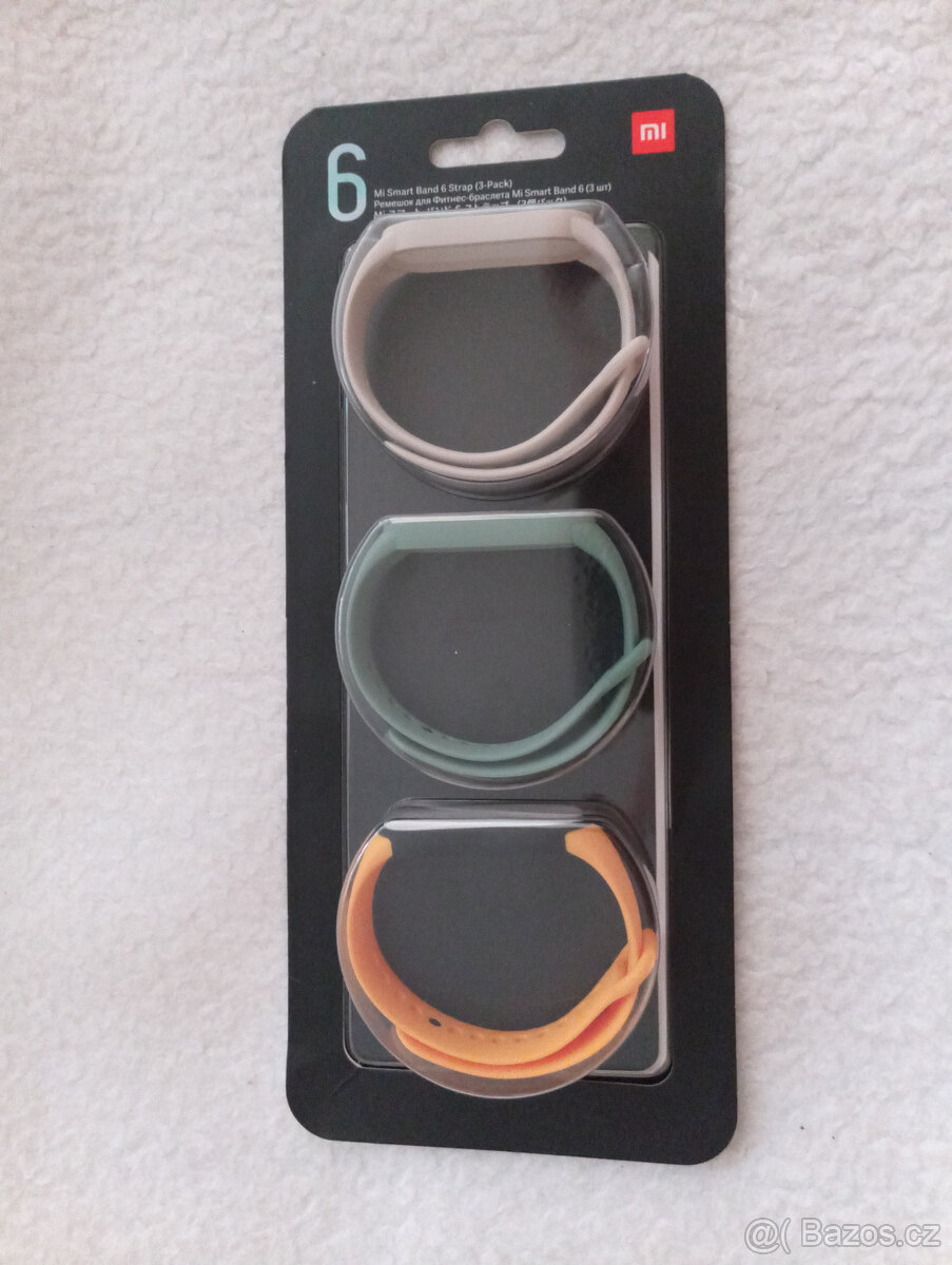 Xiaomi řemínky pro Smart Band 6 - sada 3 kusy, originál
