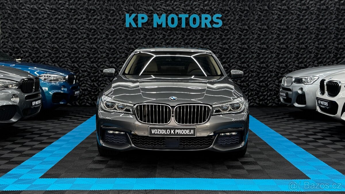 BMW 740d xDrive,G11,M paket,ČR,TOP STAV,aktivní výfuk ON/OFF