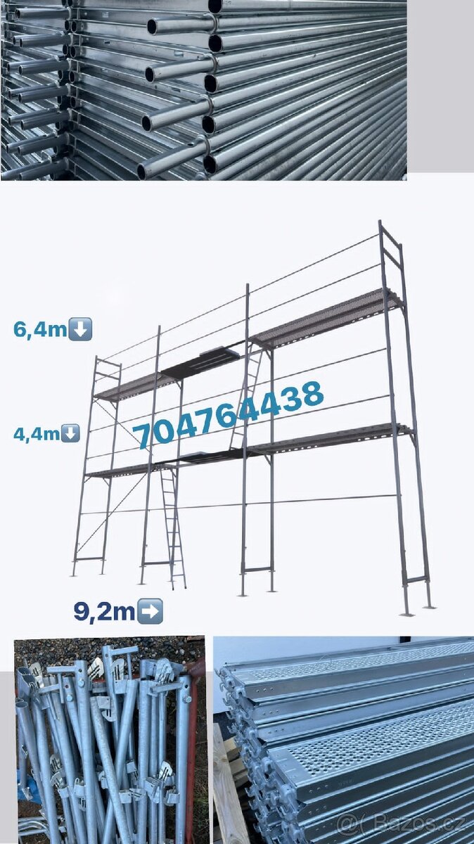 Na prodej sada lešení 58m2- typ. Baumann