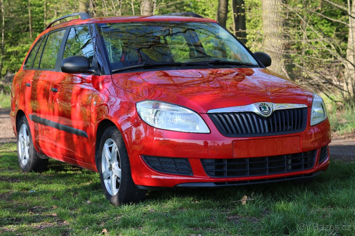 Škoda Fabia 2 kombi 11/2010, ZÁRUKA, 156xxx km, klima
