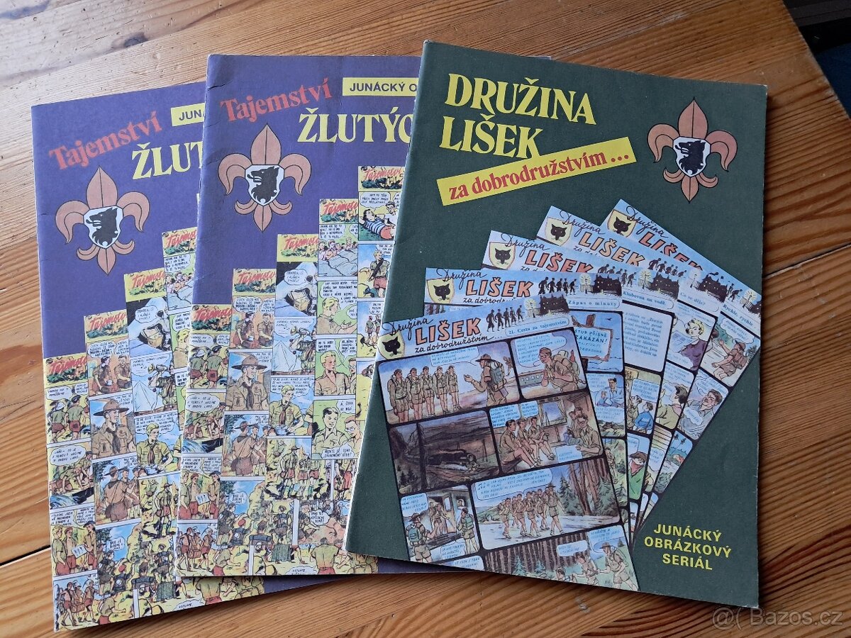 Junácký obrázkový seirál - komiks (Rychlé šípy)
