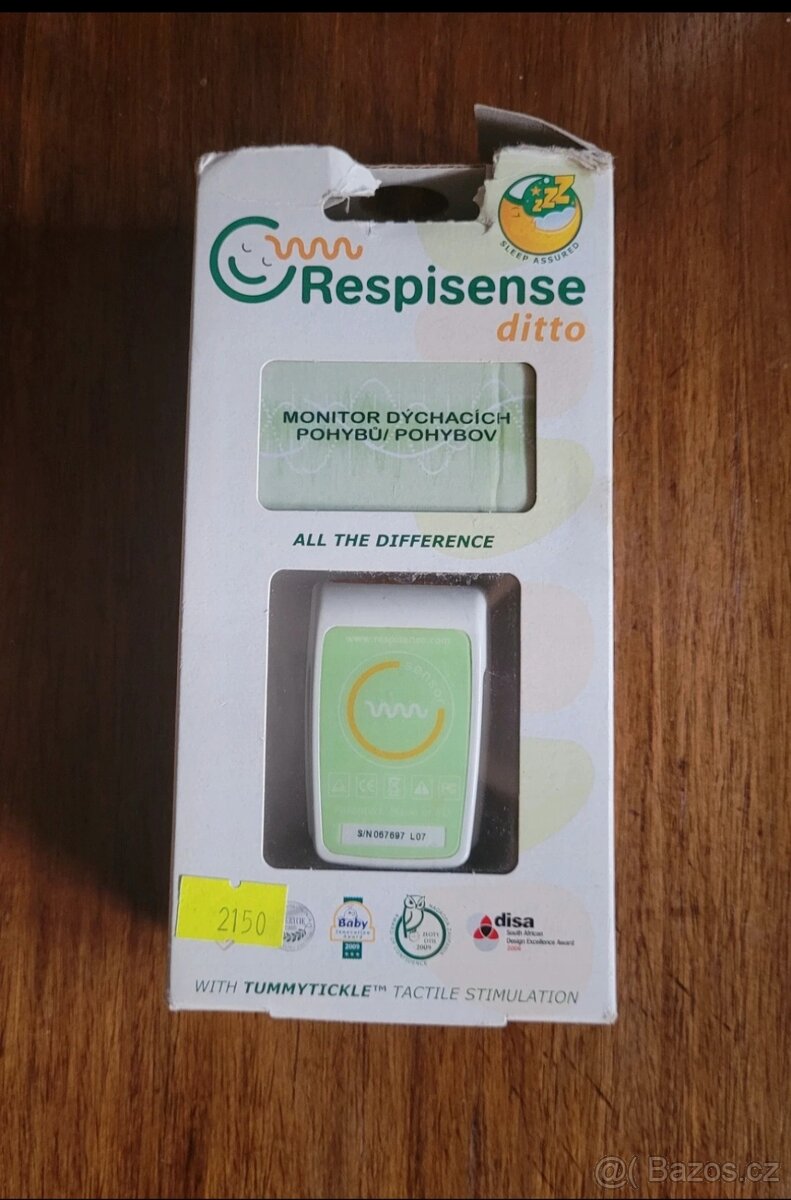 Monitor dechu Respisense Ditto, bezdrátový, přenosný